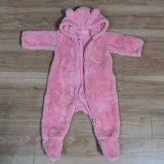 UNIQLO　フリースロンパース　ピンク色