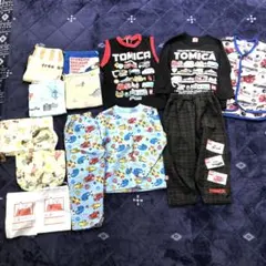 TOMICA 車両柄 パジャマ 100cm 保育園セット