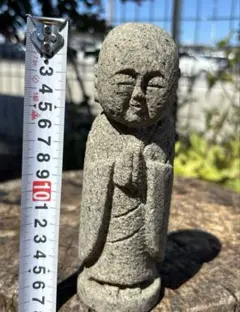 砂岩の蓮華付きお地蔵さん御影石 砂岩の蓮華付きお地蔵さん御影石 - メルカリ