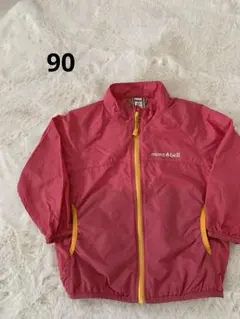 mont-bell ベビー アウター 90 ピンク　モンベル　シャカシャカ