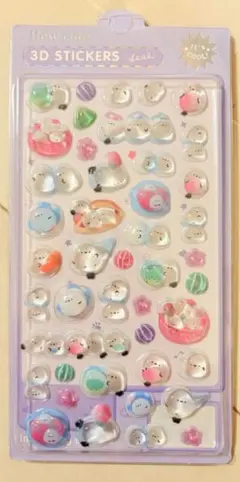 3Dキャラクターステッカーセット