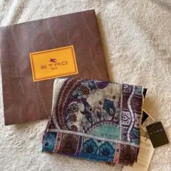 ETROエトロ ペイズリー ガーゼ ハーフケット パープル ピンク 総柄
