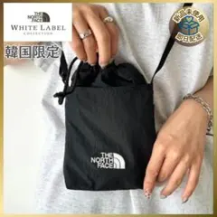 新品✨韓国限定　ザノースフェイス　ショルダーバッグ　ブラック　ミニ　ナイロン