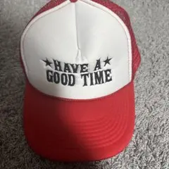 HAVE A GOOD TIME トラッカーキャップ