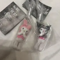 サンリオ　ミニチュアチャーム　ライブキャラクターズ　マイメロディ　クロミ