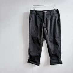 エニィファム クロップドパンツ ズボン オンワード ブラック 春 夏 パンツ Sのサムネイル