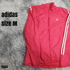 adidas アディダス ウインドブレーカー ジャケット レッド M 1564