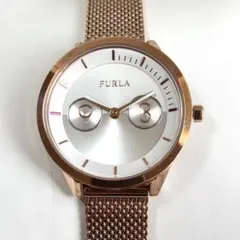 【新品】FURLA メトロポリス　腕時計 ローズゴールド　メッシュベルトのサムネイル