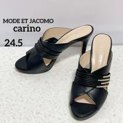 MODE ET JACOMO carino クロスレザーミュール　金具ゴールドのサムネイル