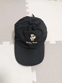 ミッキーマウス キャップ 　ブラック