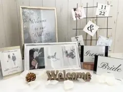 大人気❤︎ウェルカムスペース　ミールヘーデン風・ウェルカムボード・フォトサイン付き
