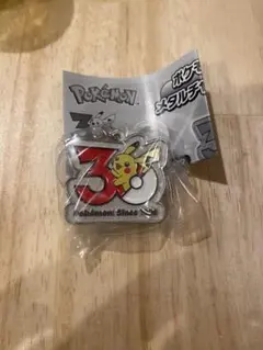 ポケットモンスター 30周年 メタルチャームマスコット　ピカチュウ2