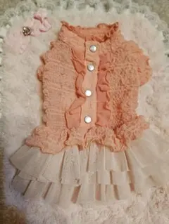 ゴッドピバ フルーツフリルワンピース Sサイズ