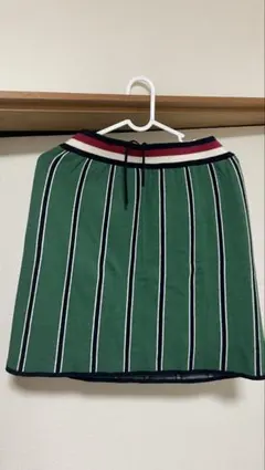 Tommy Hilfiger 縦ストライプ ニットゴルフスカート