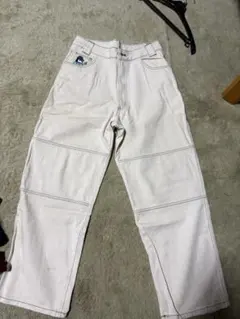 9090 デニムパンツ　ホワイト