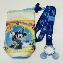 東京ディズニーシー10周年 ペットボトルホルダー ネックストラップ セット