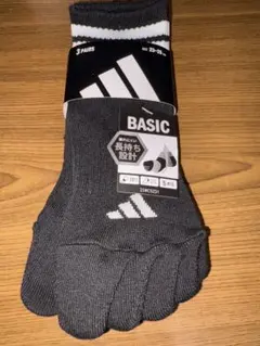 【新品】adidas 5本指ソックス　3足組　23-25cm