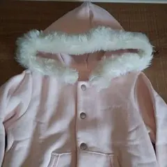 コムサイズム　ファー付きパーカー　未使用品　80サイズ