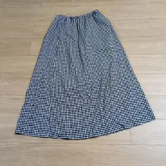 ギンガムチェック フレアロングスカート【お値引き相談承ります】