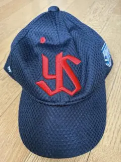 ヤクルト　スワローズ　メッシュ　キャップ Majestic