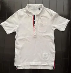 THOM BROWNE.✖エストネーション トリコロール入りホワイトポロシャツのサムネイル