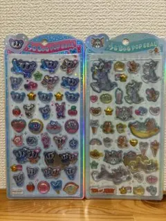 匿名配送 うるちゅるPOPシール エンジェルブルー トムとジェリー 2枚セット