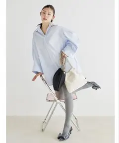 searoomlynn Oxford シャツロンパース 伊原葵 - メルカリ