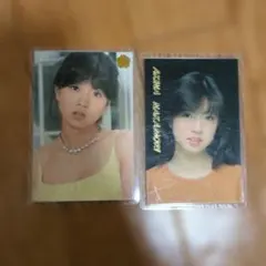 中森明菜 ブロマイド2枚セットのサムネイル