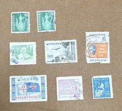 戦後銭単位の記念切手9枚セット。 - メルカリ