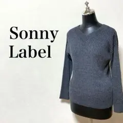 Sonny Label Ｖネックニット　リブニット　アーバンリサーチ　アンゴラ混のサムネイル