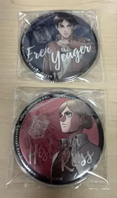 進撃の巨人 缶バッジ セット。