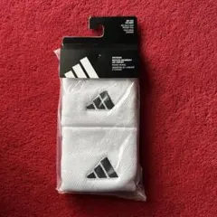 アディダス　リストバンド　2個入り　ホワイト