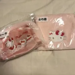 ハローキティ　一番くじ　⑤マスコット⑧ 巾着