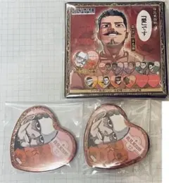 ゴールデンカムイ展　愛です缶バッジ 鶴見篤四郎　鶴見篤四郎の「愛です」缶バッジ