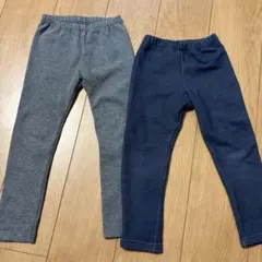 110cm キッズ　ユニクロ　セット　ボトムス グレー・ネイビー
