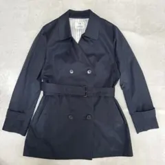 【美品】23区 トレンチコート ネイビー 42 ベルト付き 定番 入学式