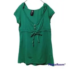 カットソー 【S】レディース 紐あり USED 古着