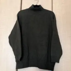 再お値下げ　新品タグ付き　スタディオクリップ ハイネックニット　カーキ
