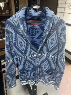 Indian Motorcycle カーディガン　M コンチョボタン