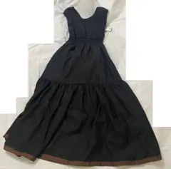 NATURAL BEAUTY BASIC ノースリーブロングワンピース