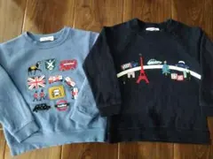 ファミリア　トレーナー　2枚　110cm