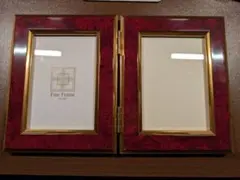 樹脂製フォトフレ-ム/L縦2面/レッド [エレクトロニクス]