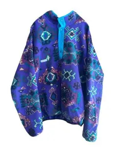 Colombia USA製 総柄フリース　90s