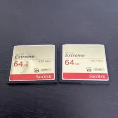 SanDisk Extreme 64GB CFカード 120MB/s