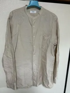 UNIQLO ユニクロスタンドカラーシャツ（XL）