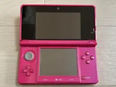 Nintendo 3DS 本体 ピンク 純正充電器付き
