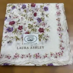 LAURA ASHLEY ハンカチ 花柄 刺繍縁のサムネイル