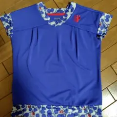 テニスウエアröche Sサイズ 青色 カジュアルシャツ