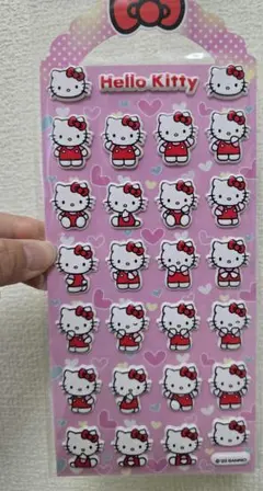 キティー　ぷくぷくシール