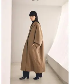 TODAYFUL Satin Twill Coat キャメル　36